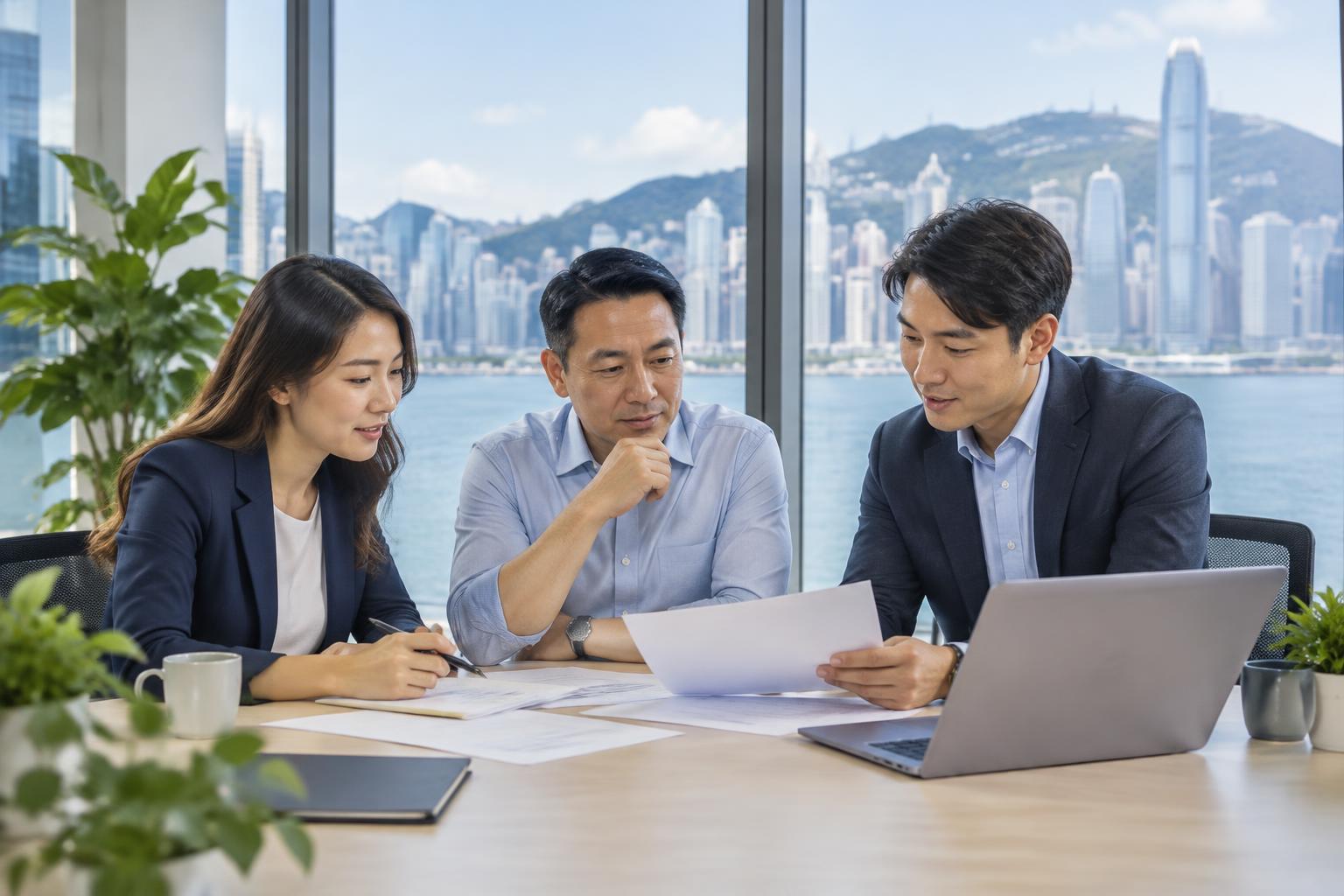 AI-generated illustration of an advisory team meeting